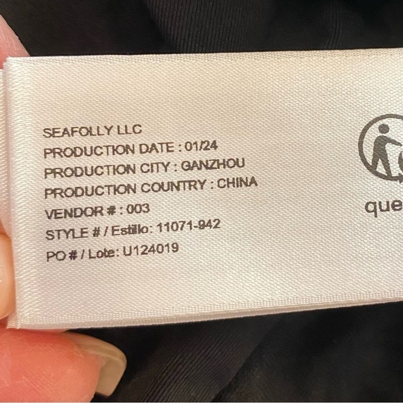 Seafolly Women’s Black One Piece Swimsuit New size 6 - Picture 9 of 12